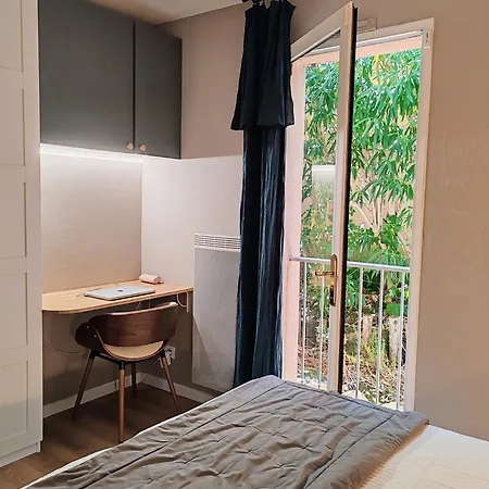 Apartamento Beautiful Garden With Sea View 2 Bedrooms Ensuite Villeneuve-Loubet